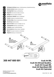 Westfalia Automotive 305 447 600 001 Instrucciones De Montaje Y De Servicio