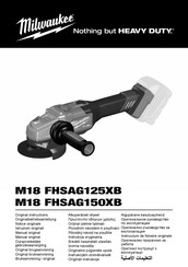 Milwaukee M18 FHSAG125XB Manual Original