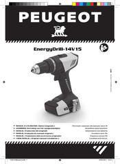 PEUGEOT EnergyDrill-14V15 Manual