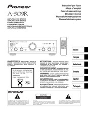 Pioneer A-509R Manual De Instrucciones