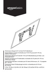 AmazonBasics Performance B07QJCV5N1 Manual Del Usuario