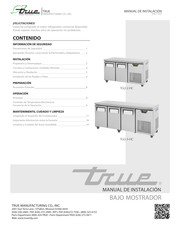 True TGU-3-HC Manual De Instalación