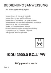 Kuppersbusch IKDU 3900.0 J Instrucciones De Uso Y De Montaje