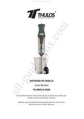 Thulos TH-BM513-INOX Manual Del Usuario