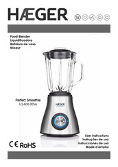 HAEGER Perfect Smoothie LQ-600.005A Instrucciones De Uso