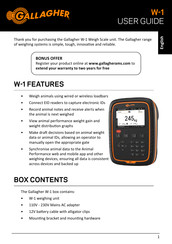 Gallagher W-1 Guia Del Usuario