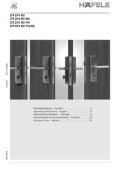 hafele DT 210 R2 Instrucciones De Funcionamiento