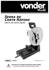 Vonder Plus SCV 2200 Manual De Instrucciones