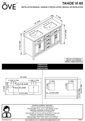 OVE TAHOE VI 60 Manual De Instalación
