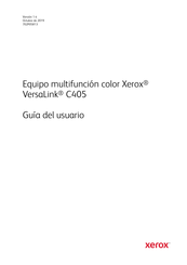 Xerox VersaLink C405 Guia Del Usuario