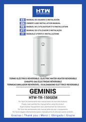 HTW GEMINIS HTW-TR-150GEM Manual De Usuario E Instalacion