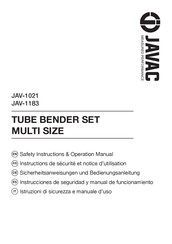 JAVAC JAV-1021 Instrucciones De Seguridad Y Manual De Funcionamiento