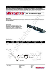 Westward 5ZL11G Manual De Instrucciones De Operación Y Lista De Partes