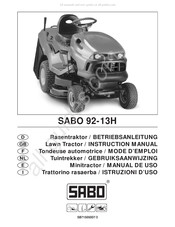 Sabo 92-13 H B Manual De Uso