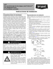 Bryant Preferred Serie Instrucciones De Instalación