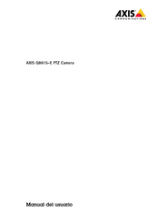 Axis Communications Q8615-E Manual Del Usuario