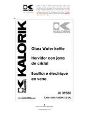 Kalorik JK 39380 Manual De Instrucciones