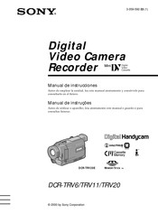 Sony DCR-TRV20 Manual De Instrucciones