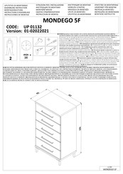 BUT MONDEGO 5F UP 01132 Instrucciones De Montaje