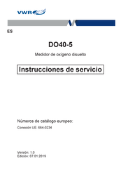 VWR DO40-5 Instrucciones De Servicio