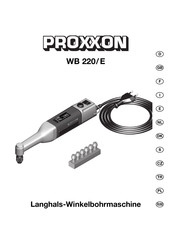 Proxxon WB 220/E Instrucciones De Servicio