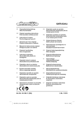 Gardol GATS-E20Li Manual De Instrucciones Original