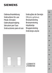 Siemens LF359BA80 Instrucciones Para El Uso