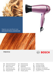 Bosch PHD 5714 Instrucciones De Uso