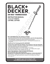 Black+Decker LST420 Manual De Instrucciones