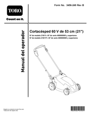 Toro 21611T Manual Del Operador