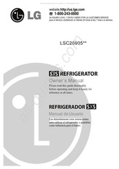 LG LSC26905 Manual De Usuario