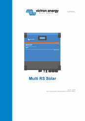 Victron energy BLUE POWER Multi RS Solar Manual