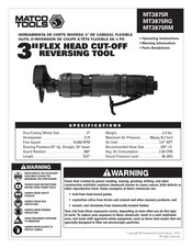 Matco Tools MT3875RM Instrucciones De Operación