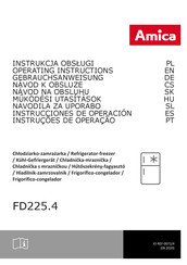 Amica FD225.4 Instrucciones De Operación