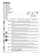 Siemens BD2-AK3M2/F Instrucciones De Montaje