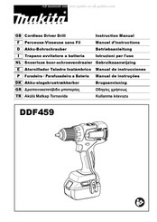 Makita DDF459SYE Manual De Instrucciones