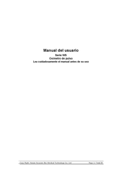 Accurate Bio-Medical Technology WS20A Manual Del Usuario