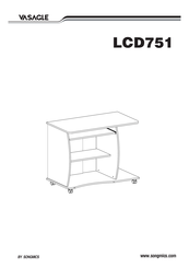 Songmics VASAGLE LCD751 Instrucciones De Montaje