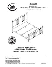 Serta B552KDP Instrucciones De Ensamblaje