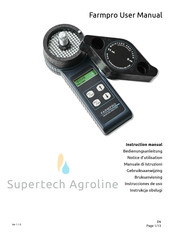 Supertech agroline Farmpro Instrucciones De Uso