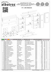Albatroz Moveis VIVACCE 111 Instrucciones De Montaje