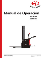 EP ES16-RSi Manual De Operación