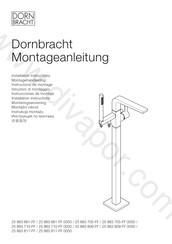 Dornbracht 25 863 705 Serie Instrucciones De Montaje