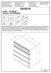 Forma Ideale DAVID 4F UP 00529 Instrucciones De Montaje