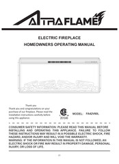 ALTRA Flame FA42V60L Manual Operativo