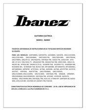 Ibanez GAX30-WNS Instrucciones