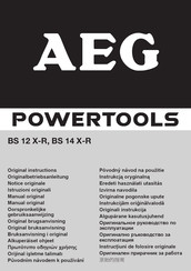 AEG BS 12 X-R Manual Original