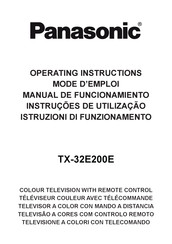 Panasonic TX-32E200E Manual De Funcionamiento