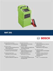 Bosch BAT 251 Manual Original