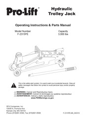 Pro-Lift 112197 Instrucciones De Funcionamiento